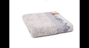 Faro Bjork Serie - Handdoek - 50x90 cm - Grijs - 500 g/m2