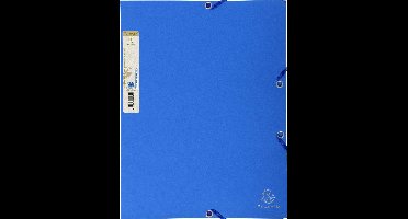 Exacompta 25x FOREVER® Elastomap 3 kleppen uit gerecycleerd karton 380g/m2 - A4 - Lichtblauw - 56982E