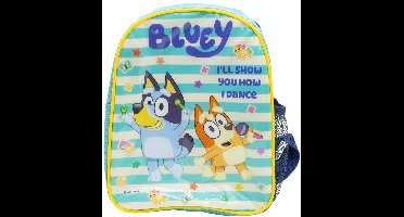Bluey Lunchtas - Kinder Rugzakje met Handvat & Rits – 25,5 × 19 × 9,5 cm