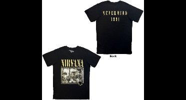 Nirvana - Nevermind '91 Hotel Photo Heren Tshirt - XL - Zwart