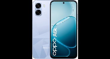 OPPO A6k 17,1 cm (6.75") Dual SIM Android 15 4G USB Type-C 4 GB 256 GB 6100 mAh Blauw