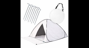 Eurocatch Festival Tent 200x130 cm - Pop-up Werptent, Waterproof 210D Oxford Nylon, Verduisterend, Inclusief Haringen en Opbergtas - Opgezet in 5 Seconden