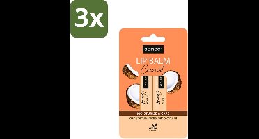Sence - Moisturise & Care - Lippenbalsem Duo - Verzorgend - 2 x 4,3 g - Bulkverpakking - 3 stuks