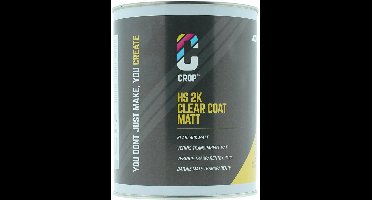 CROP 2K Blanke Lak MAT - Blik 1 liter