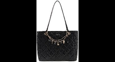 GUESS schoudertas shopper Libby Noel Tote Black zwart