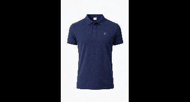 Mario Russo Polo shirt Vittorio Button-Up - Polo Shirt Heren - Poloshirts heren - Katoen - Navy