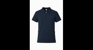 Mario Russo Polo shirt Half Zip Lorenzo - Polo Shirt Heren - Poloshirts heren - Katoen - Navy