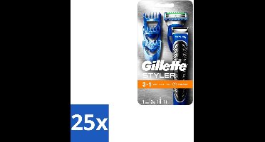 Gillette - Fusion ProGlide – 3-in-1 Styler – Scheersysteem – Mannen - Bulkverpakking - 25 stuks