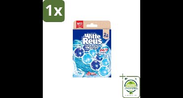 1 x Witte Reus Toiletblok Kracht Actief Oceaan 2 stuks per verpakking - Toiletblok - Reiniging - Oceaangeur - Kalkvoorkomend - Hygiëne