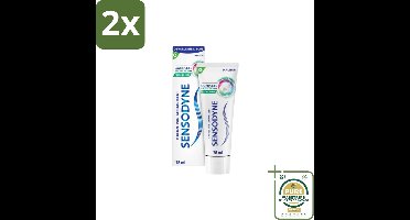 Sensodyne Tandpasta Complete Protection + Fresh Breath 75 ml - Voordeelverpakking - 2 stuks - Mondverzorging - Fris adem