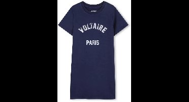 Zadig & Voltaire X60543 Korte Mouw Jurk Blauw 6 Years Meisje