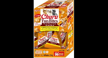 Inaba Churu Fun Bites Chicken Wraps - Kattensnack - Kip 12x8 g