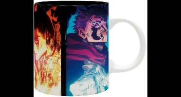 Jujutsu Kaisen Yuji & Aoi vs. Mahito Unisex Kop - meerkleurig - Standard