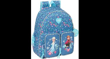 Schoolrugzak Frozen Blauw 28 x 34 x 10 cm