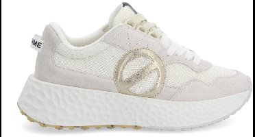 NO NAME Carter Jogger beige leren sportschoenen