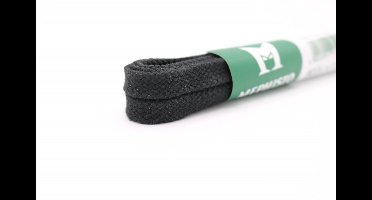 Mephisto Platte Schoenveters 75 cm – 8 mm Breed – Duurzame Kwaliteit voor Casual & Sneakers - Zwart