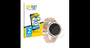 BROTECT - Screenprotector voor Bekomiya Smartwatch 1.19" - Folie Beschermfolie transparant 2 Stuks