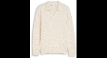 Tom Tailor - Gebreide trui met polokraag - Maat XXXL - Gardenia White