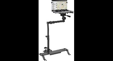 Verstelbare Laptophouder voor Auto met Ventilatie - Universeel Montage voor Laptops tot 17 Inch
