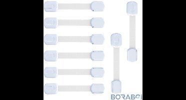 Boraboi® Kinderslot - 8 Stuks - Veiligheidsoplossing - Wit