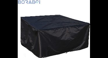 Tuintafelhoes - Zwart - 200x160x70 cm - Polyester