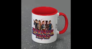 Stranger Things Cast Unisex Kop - meerkleurig - Standard