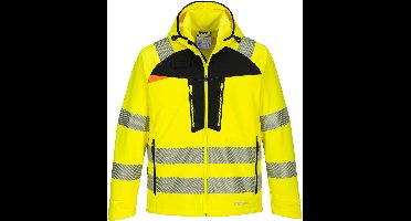 Portwest DX4 Hi-Vis Softshell (3L) DX475 - Geel/Zwart - 6XL
