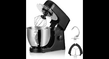 Core® Mixer met Mengkom - Keukenmachine - Kneedmachine- Zwart- ‎39cm x 35cm x 25cm
