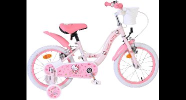 Hello Kitty Kinderfiets - Meisjes - 16 inch - Roze - Twee Handremmen