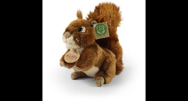 Rappa knuffel eekhoorn pluche speelgoed 17 cm multicolor.