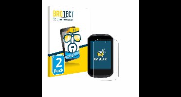 BROTECT - Screenprotector voor Garmin Edge 550 - Folie Beschermfolie transparant 2 Stuks