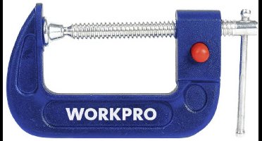 WorkPro WP232022 Snelspanner Spanbreedte (max.):75 mm Afm. werkbereik:75 mm