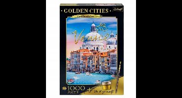 Gouden Steden Venetië Puzzel + Goudverf 1000 Stukjes