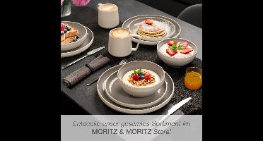 Moritz & Moritz CAVO Geschirrset 18tlg. - Stone