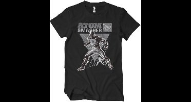 DC Comics Atom Smasher Big Tall T-Shirt WB-1-BLAD007-H39-17 Black-5XL