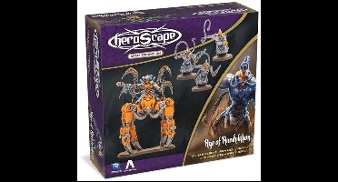 Renegade Heroscape Expansion Revna's Rebuke: Iron Lich Viscerot and Necrotech Wraithriders Army *English Version* and accessories