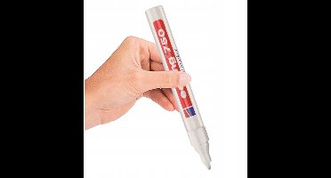 Edding Lakmarker Wit, Ronde Punt, Oliebasis