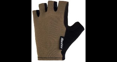 Santini Brisk Korte Handschoenen Bruin L Man,Vrouw