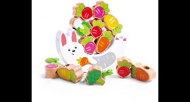 Balanceerspel konijn met rijgfiguren - Hape - vanaf 24 maanden