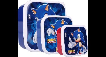 Sonic Fresh Bites Snackbox (3in1) - Blauw