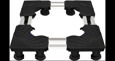 Verstelbaar Onderstel voor Wasmachines, Koelkasten en Drogers – 12 Robuuste Poten, Hoge Slipweerstand en Schokdemping