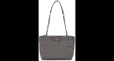 GUESS schoudertas Nadira Status Tote Slate grijs