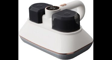Handheld Stofzuiger - Bedstofzuiger - Draadloze Matrasstofzuiger - met HEPA-filter, 253,7 nm UV-C-lamp - 16 kPa Zuigkracht - Verbrede Zuigopening - Grote Stofcapaciteit - Laag Geluidsniveau - Wit
