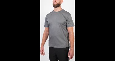 BASKO T-SHIRT - SLIM FIT - GRIJS - MAAT XXL