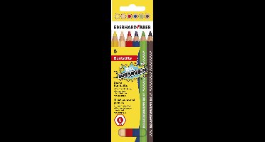 EBERHARD FABER Zeshoekige kleurpotloden BIG WINNER, etui met 12 stuks