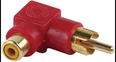 Tulp haakse audio adapter - rood / verguld