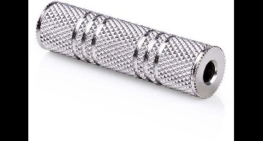 Koppelstuk 3,5mm Jack (v) - 3,5mm Jack (v) stereo / metaal