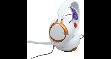 JBL Quantum 250 - Bedrade Gaming Headset - Over-ear Koptelefoon met Microfoon - 3.5 mm Jack - Voor PC, PlayStation, Xbox & Laptop - Licht Teal/Oranje