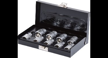 KS TOOLS 1/2" Torx E doppenset 9-delig E10-E24 - 911.4410