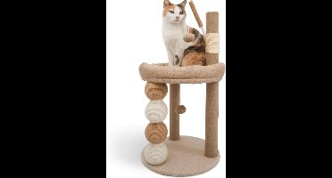 DailySupplies® Krabpaal voor Grote Katten - Krabton - Kattenhuis - Bruin